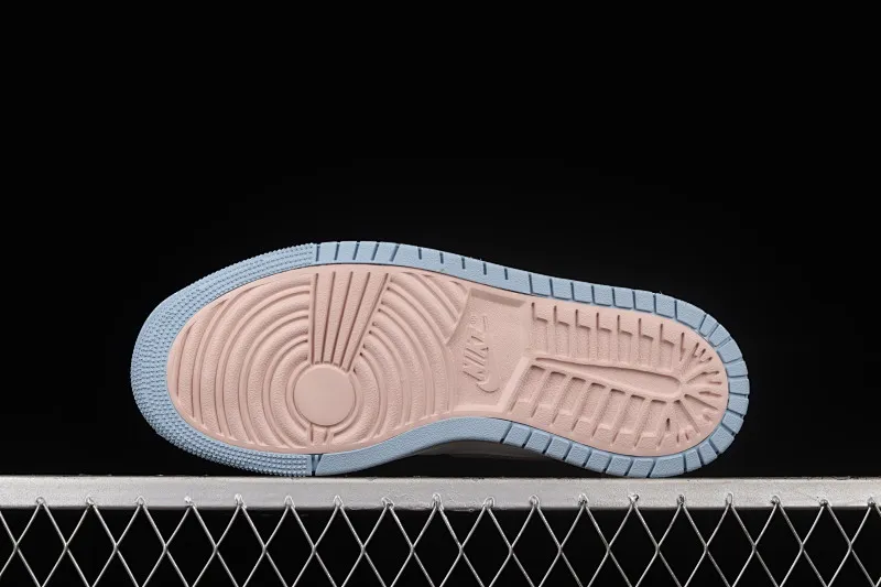 All categories Air Jordan Jordan series basketball shoes Air Jordan 1 High Air Jordan 1 Zoom CMFT "Celestine Blue" AJ1 Joe 1 Macaron Rice White Powder DQ5092-651